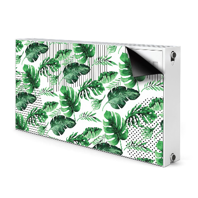 Cobertura magnética para radiador Pontos e folhas