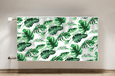 Cobertura magnética para radiador Pontos e folhas