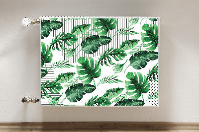 Cobertura magnética para radiador Pontos e folhas