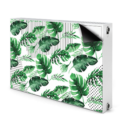 Cobertura magnética para radiador Pontos e folhas