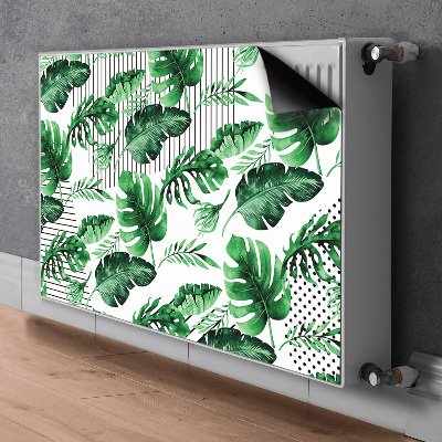 Cobertura magnética para radiador Pontos e folhas
