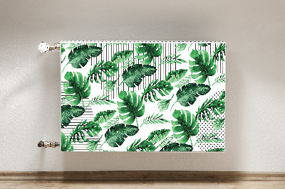 Cobertura magnética para radiador Pontos e folhas