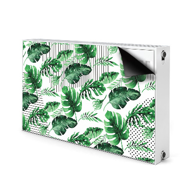 Cobertura magnética para radiador Pontos e folhas