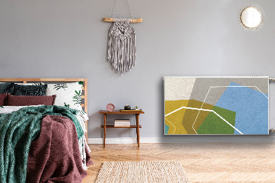 Cobertura magnética para radiador Figuras geométricas