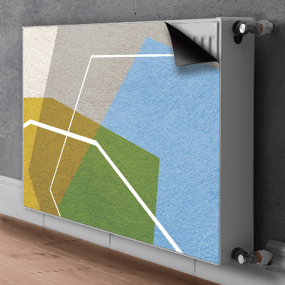 Cobertura magnética para radiador Figuras geométricas