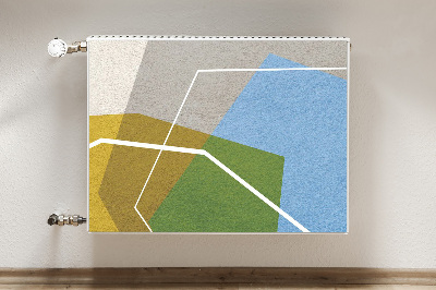 Cobertura magnética para radiador Figuras geométricas