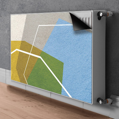 Cobertura magnética para radiador Figuras geométricas