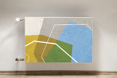 Cobertura magnética para radiador Figuras geométricas