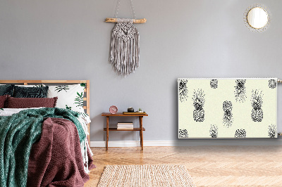 Capa magnética para radiador Padrão de abacaxi