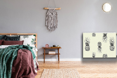 Capa magnética para radiador Padrão de abacaxi