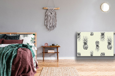 Capa magnética para radiador Padrão de abacaxi