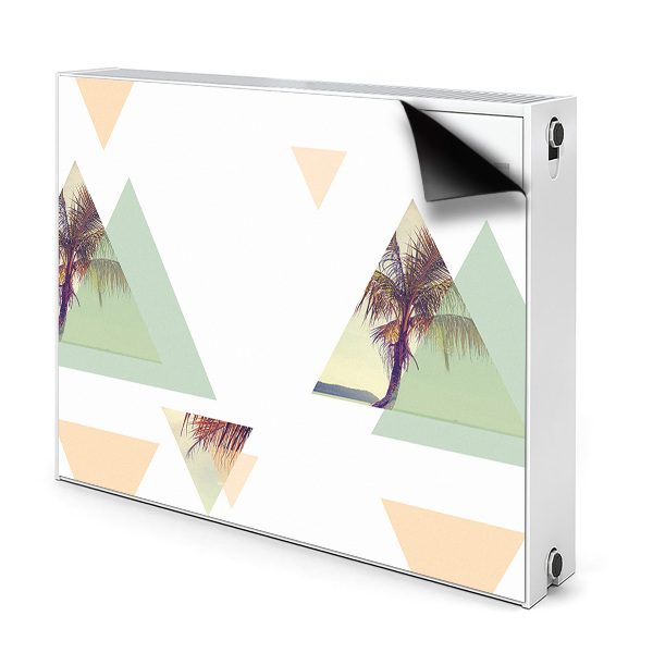 Cobertura magnética para radiador Palmeiras em triângulos