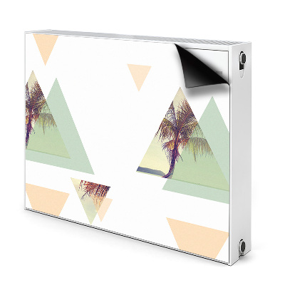 Cobertura magnética para radiador Palmeiras em triângulos