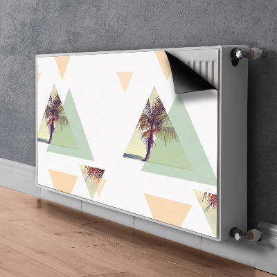 Cobertura magnética para radiador Palmeiras em triângulos