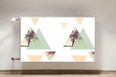 Cobertura magnética para radiador Palmeiras em triângulos