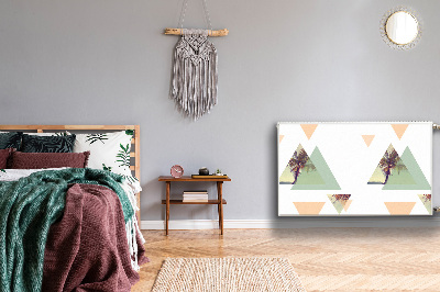 Cobertura magnética para radiador Palmeiras em triângulos