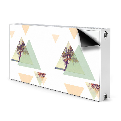 Cobertura magnética para radiador Palmeiras em triângulos