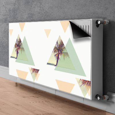 Cobertura magnética para radiador Palmeiras em triângulos