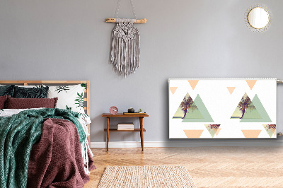 Cobertura magnética para radiador Palmeiras em triângulos