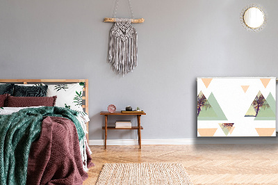 Cobertura magnética para radiador Palmeiras em triângulos