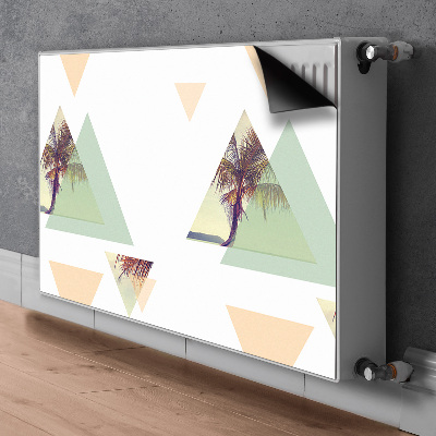 Cobertura magnética para radiador Palmeiras em triângulos