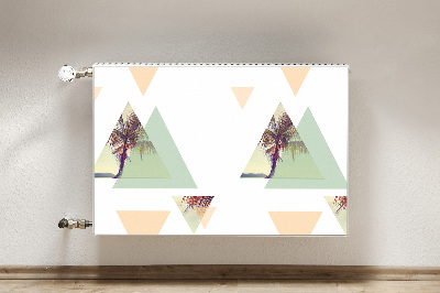 Cobertura magnética para radiador Palmeiras em triângulos