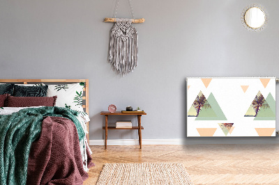 Cobertura magnética para radiador Palmeiras em triângulos