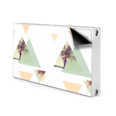 Cobertura magnética para radiador Palmeiras em triângulos