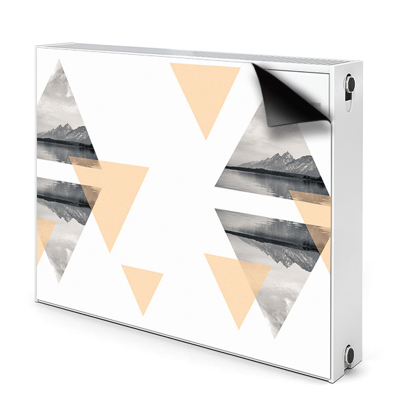 Capa magnética para radiador Paisagem do lago