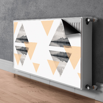 Capa magnética para radiador Paisagem do lago