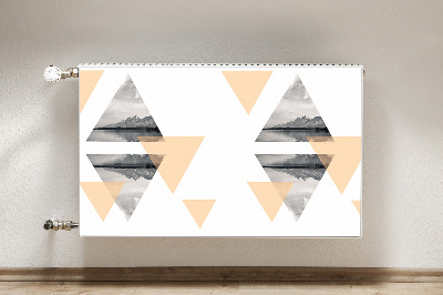 Capa magnética para radiador Paisagem do lago