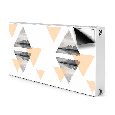 Capa magnética para radiador Paisagem do lago