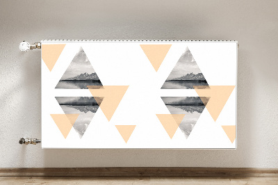 Capa magnética para radiador Paisagem do lago