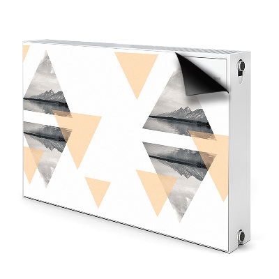 Capa magnética para radiador Paisagem do lago