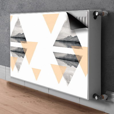 Capa magnética para radiador Paisagem do lago