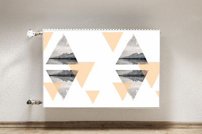 Capa magnética para radiador Paisagem do lago