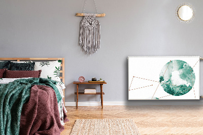 Capa magnética para radiador Luas de mármore