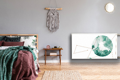 Capa magnética para radiador Luas de mármore