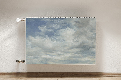 Cobertura magnética para radiador Nuvens azuis