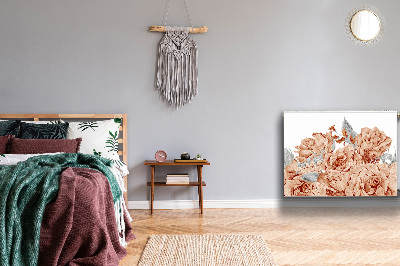 Cobertura magnética para radiador Rosas florescendo