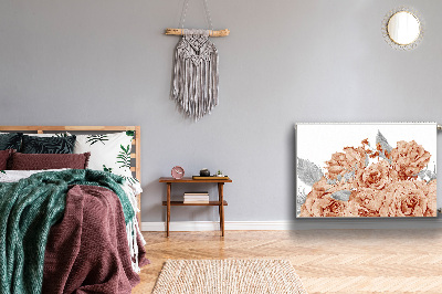 Cobertura magnética para radiador Rosas florescendo