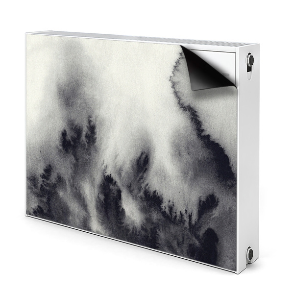 Cobertura magnética para radiador Manchas de tinta