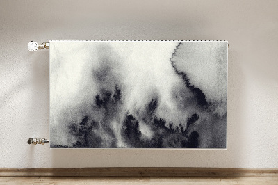 Cobertura magnética para radiador Manchas de tinta