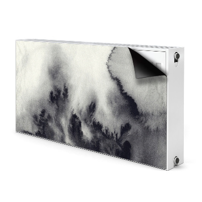 Cobertura magnética para radiador Manchas de tinta