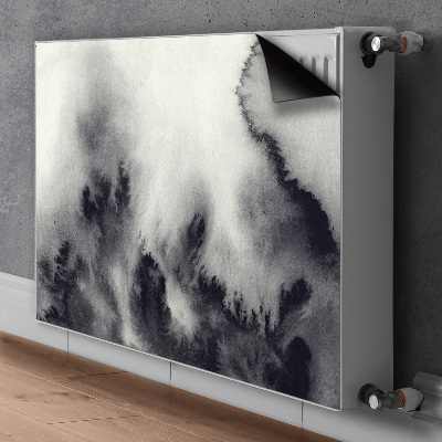 Cobertura magnética para radiador Manchas de tinta