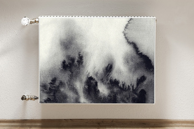 Cobertura magnética para radiador Manchas de tinta