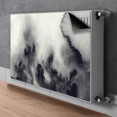 Cobertura magnética para radiador Manchas de tinta