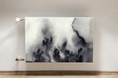 Cobertura magnética para radiador Manchas de tinta