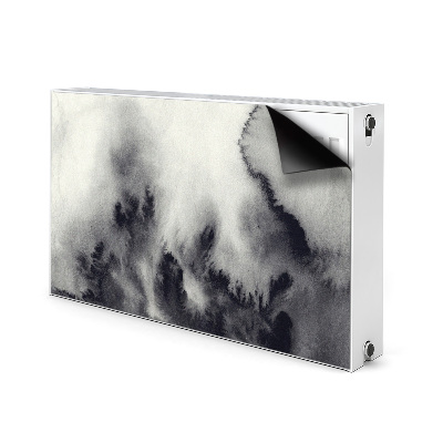 Cobertura magnética para radiador Manchas de tinta