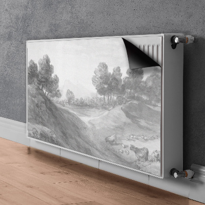 Cobertura magnética para radiador Imagem da Vila